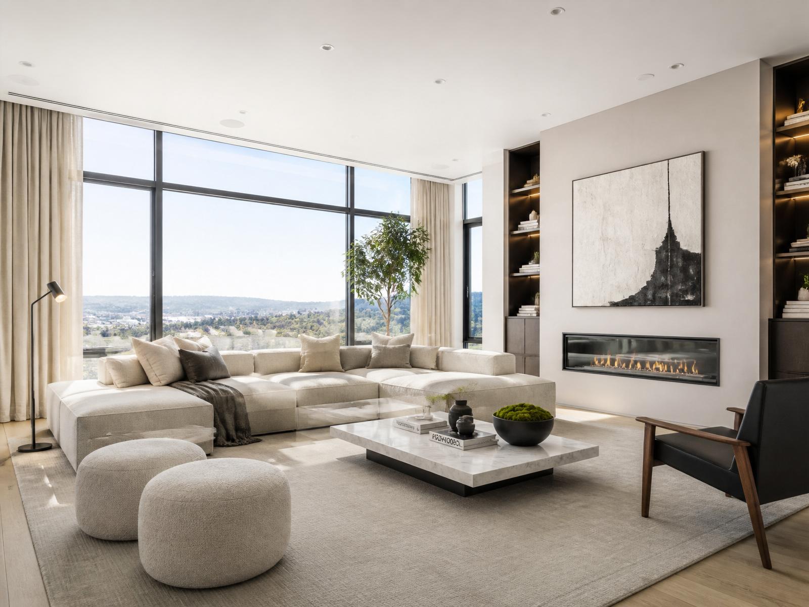 Immaculate luxury living room